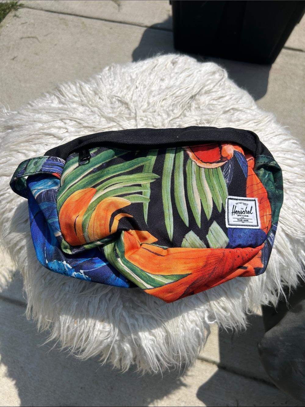 Herschel Tropical Men’s Toiletry Bag- Black, Green, Orange, Blue